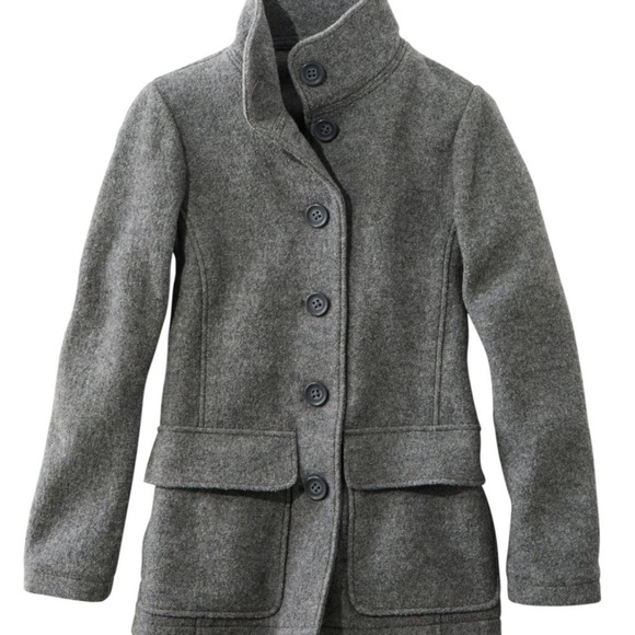 L.L. Bean Jackets & Blazers - L.L. Bean Boiled Wool Coat